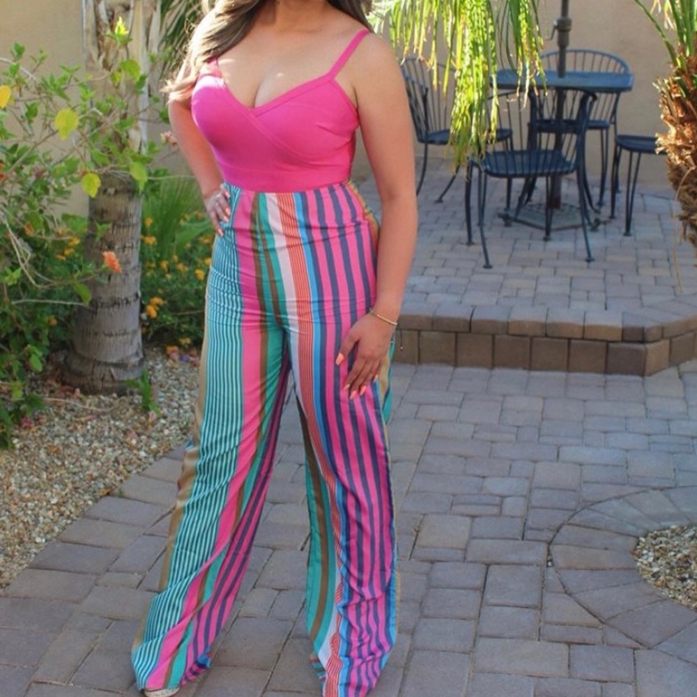 Striped Romper